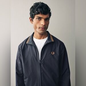 Fred Perry Brentham tennis club navy jacket size large